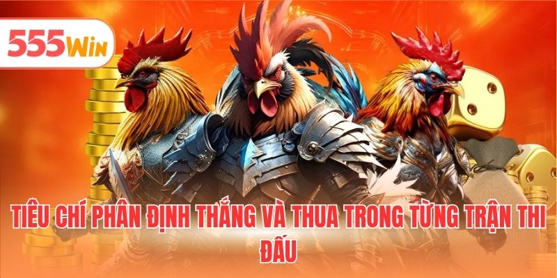 Tiêu chí phân định thắng và thua trong từng trận thi đấu